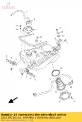 Here you can order the pipe, fuel 1 from Yamaha, with part number 1SL139710100: