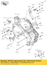 Tutaj możesz zamówić nakr? Tka 20mm zr1000daf od Kawasaki , z numerem części 922100591: