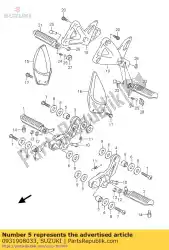 Here you can order the bush from Suzuki, with part number 0931908033: