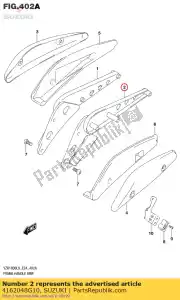 Suzuki 4162048G10 grip comp,frame - Bottom side