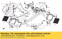 19038MAL601, Honda, pescoço, enchimento honda cb cbr vfr 600 800 900 1995 1996 1997 1998 1999 2000 2001 2002 2003 2004 2005 2006 2007 2008 2009 2010 2011 2012 2013, Novo