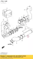 1139831G00, Suzuki, condotto, cinghia clg r suzuki lt a700x kingquad 4x4 a450x limited a750x axi a450xz a500xpz a750xz a750xpz a500xz a750xpvzv a750xvz a500x a500xp lta500xp lta500x lta750xp lta750x lta750xpz 700 450 750 500 , Nuovo