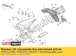 Aprilia AP8161008, Arbusto, OEM: Aprilia AP8161008