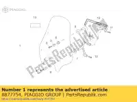 8877754, Piaggio Group, kit pare-brise moto-guzzi nevada classic ie 750 2004, Nouveau