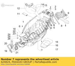 Aprilia 624824, Spatschermsteun, OEM: Aprilia 624824