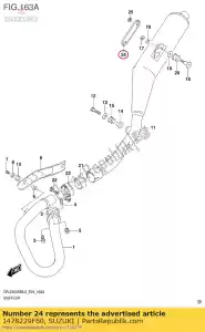 suzuki 1478229F60 ok?adka, muf - Dół