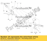 853072, Aprilia, spina rh, Nuovo