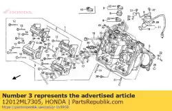 Qui puoi ordinare nessuna descrizione disponibile al momento da Honda , con numero parte 12012ML7305: