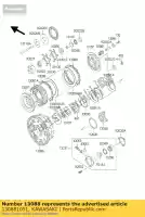 130881051, Kawasaki, plate-friction zx1100-a1 kawasaki gpx gpz gtr kr vn voyager zg zl zx 250 750 800 1000 1100 1200 1985 1986 1987 1988 1989 1990 1991 1992 1994 1995 1996 1997 1998 1999 2000 2001 2002 2003, New