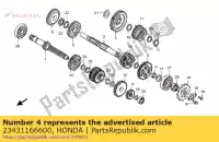 23431166600, Honda, arbusto, 17 mm honda (j) type 2 japan hc06-100 (n) 1993 (p) spain cr fwd (d) nsr mini hrc japan r (v) portugal rf (d) 50 75 80 85 1983 1985 1986 1987 1988 1989 1990 1991 1992 1993 1994 1995 1996 1997 1998 1999 2000 2001 2002 2003 2004 2005 2006 2007, Novo