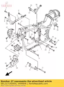 yamaha 5EL2171X0000 cover, side 6 - Bottom side