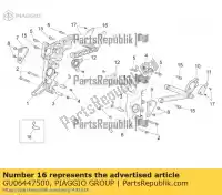 GU06447500, Piaggio Group, Ochrona rh moto-guzzi griso griso s e griso v ie zgulsg01 zgulsu02 850 1100 1200 2005 2006 2007 2015 2016 2017, Nowy