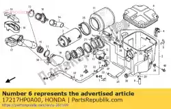 Tutaj możesz zamówić pokrywa, obudowa powietrza / c od Honda , z numerem części 17217HP0A00: