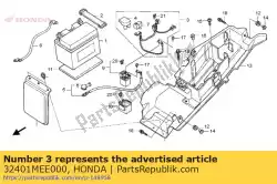 kabel, startaccu van Honda, met onderdeel nummer 32401MEE000, bestel je hier online: