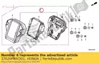 37620MKKD01, Honda, caso bajo ensamblaje honda crf1000a2 crf1000a crf1000d2 1000 , Nuevo