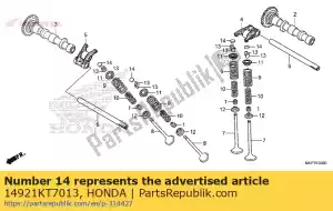 Honda 14921KT7013 shim, tappet (1.700) - Bottom side