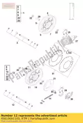 Aquí puede pedir rueda trasera cpl. 1,50x10 'ste de KTM , con el número de pieza 45010001100: