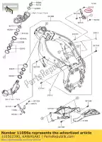 110562390, Kawasaki, soporte, carenado, rh zx636edf kawasaki  zx 600 636 2013 2014 2015 2016 2017 2018, Nuevo