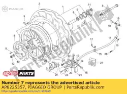 Tutaj możesz zamówić podk? Adka dystansowa przedniego ko? A od Piaggio Group , z numerem części AP8225357: