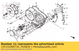 honda 15531KN8730 perno, brida, 8x30 - Lado inferior