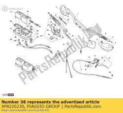Tutaj możesz zamówić krzak od Piaggio Group , z numerem części AP8220230: