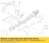 2H001056000EQ, Piaggio Group, panel boczny lewy aprilia rsv 1000 2015 2016, Nowy