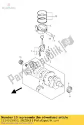 Here you can order the ring set,piston from Suzuki, with part number 1214015H00: