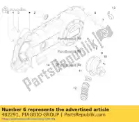 482291, Piaggio Group, zacisk w??a     , Nowy