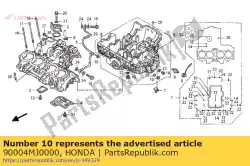 bout, flens, 6x125 van Honda, met onderdeel nummer 90004MJ0000, bestel je hier online: