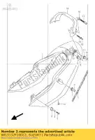 6813132F10DL2, Suzuki, emblemat, siedzenia tai suzuki gsf bandit s  gsf1200ns 1200 , Nowy