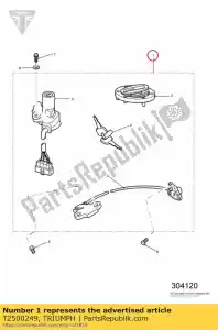 triumph T2500249 serratura - Il fondo