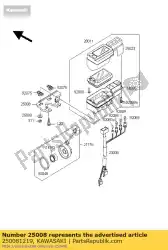 Ici, vous pouvez commander le support-mètre auprès de Kawasaki , avec le numéro de pièce 250081219: