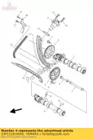 23P121810000, Yamaha, camshaft 2 yamaha  xt 1200 2010 2011 2012 2014 2015 2017 2019 2020 2021, New