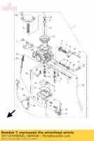 5XT143900000, Yamaha, valvola a spillo assy yamaha xg 250 2005, Nuovo