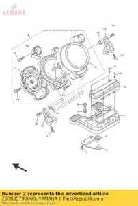 yamaha 2S3835790000 copertura, metro 2 - Il fondo