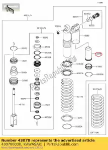 kawasaki 430780030 reservoir kx250t6f - Bottom side