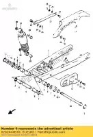 6262444B10, Suzuki, dust seal,rr cu suzuki rg 125 1986 1987 1988, New