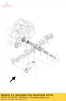 9020116X2100, Yamaha, rondella, piastra yamaha dt 50 2010, Nuovo