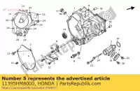 11395HM8000, Honda, pakking, rr. carter deksel honda trx 250 2001 2002, Nieuw