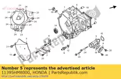 Aquí puede pedir junta, rr. Tapa del cárter de Honda , con el número de pieza 11395HM8000: