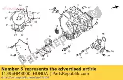 Qui puoi ordinare guarnizione, rr. Coperchio del carter da Honda , con numero parte 11395HM8000: