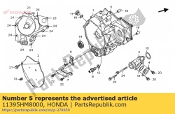 Honda 11395HM8000, Gasket, rr. crankcase cover, OEM: Honda 11395HM8000