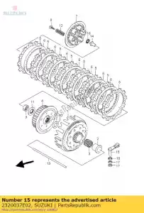 suzuki 2320037E02 camme, frizione - Il fondo