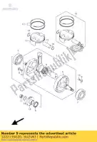 1222135G20, Suzuki, cigüeñal, r suzuki rm z450 z450z 450 , Nuevo