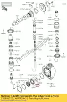 132801123, Kawasaki, soporte, rodamiento ej650-a1 kawasaki  w 650 800 1999 2001 2002 2003 2004 2005 2006 2011 2012 2013 2014 2016 2018 2019 2020 2021, Nuevo