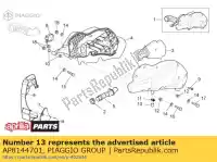 AP8144701, Piaggio Group, Gorra aprilia sport city atlantic scarabeo cube e light carb ie 125 250 200 2 3 300, Nuevo