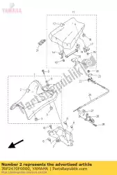 Aquí puede pedir funda de asiento comp. De Yamaha , con el número de pieza 39P2470F0000: