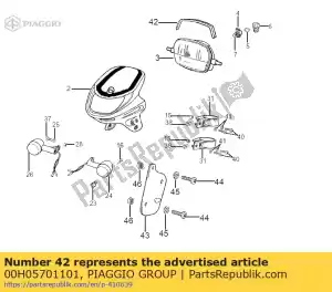 Piaggio Group 00H05701101 empaquetadura - Lado inferior