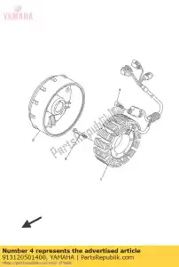 yamaha 913120501400 bout - Onderkant