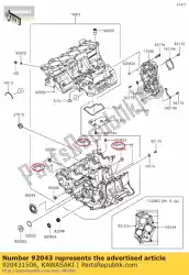 Here you can order the pin zx600-f1 from Kawasaki, with part number 920431506: